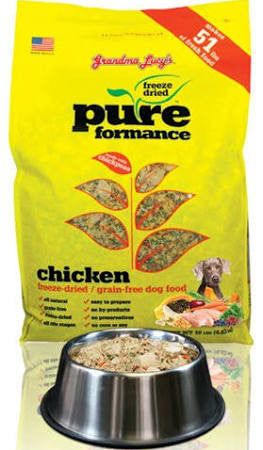 Grandma Lucy's Pureformance Chicken And Chickpea Freeze Dried Grain Free Dog Food-3-lb, Makes 14 Lbs Of Food-{L-tx} 884308740017