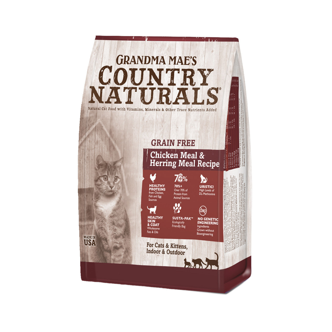 Grandma Mae's Country Naturals Grain Free Dry Cat Food Chicken 12lb