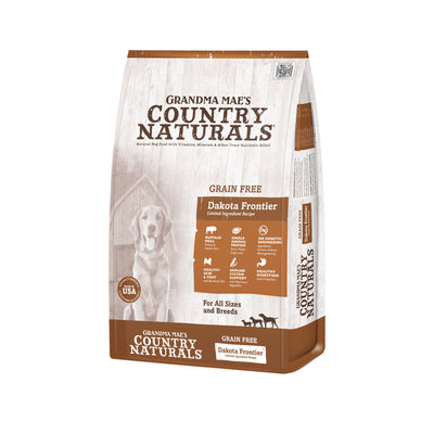 Grandma Mae's Country Naturals Grain Free Dry Dog Food Dakota Frontier Buffalo 14lb