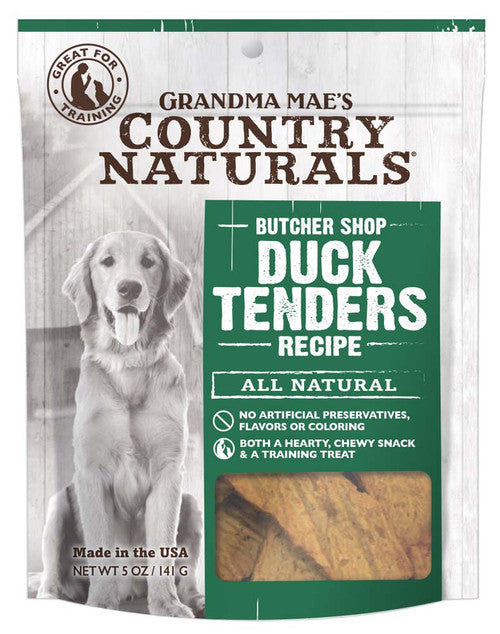 Grandma Mae’s Country Naturals Grain Free Duck Tenders Dog Treats 5 oz