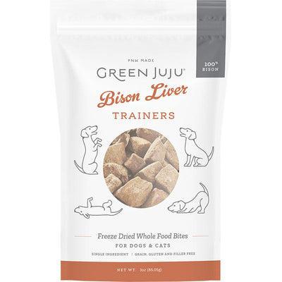 Green Juju Dog Training Bison Liver 3oz 850021512033