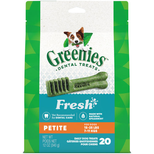 Greenies Dog Dental Treats Fresh 27oz 20ct Petite