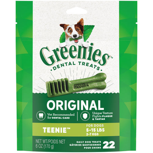 Greenies Dog Dental Treats Original 6oz 22ct Teenie