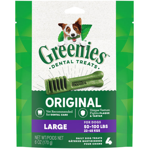 Greenies Dog Dental Treats Original 6oz 4ct Large