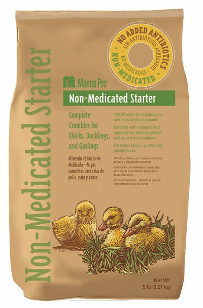 Manna Pro Products Chick Starter Grower w/Non-Medicated Crumbles 5 lb 095668105617