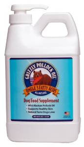 Grizzly Pollock Oil For Dogs - 64 Oz Bottle - {L + 1x} - Dog