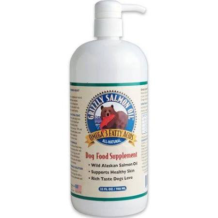 Grizzly Salmon Oil For Dogs 32 oz. Pump {L+1} 359004 835953000032