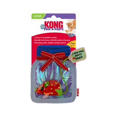 KONG Pull-A-Partz Jamz Cat Toy Assorted Color 035585524078