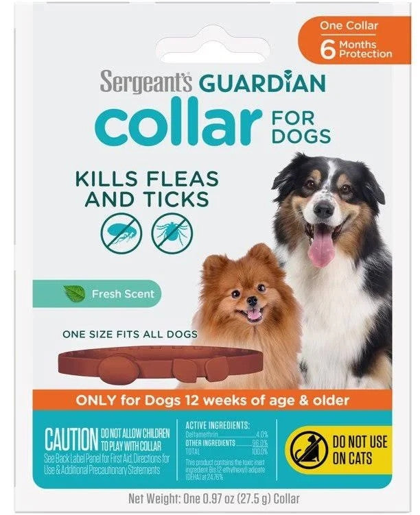 Guardian Flea Tick Collar Dog 1 ct 073091001263 Pets Warehouse