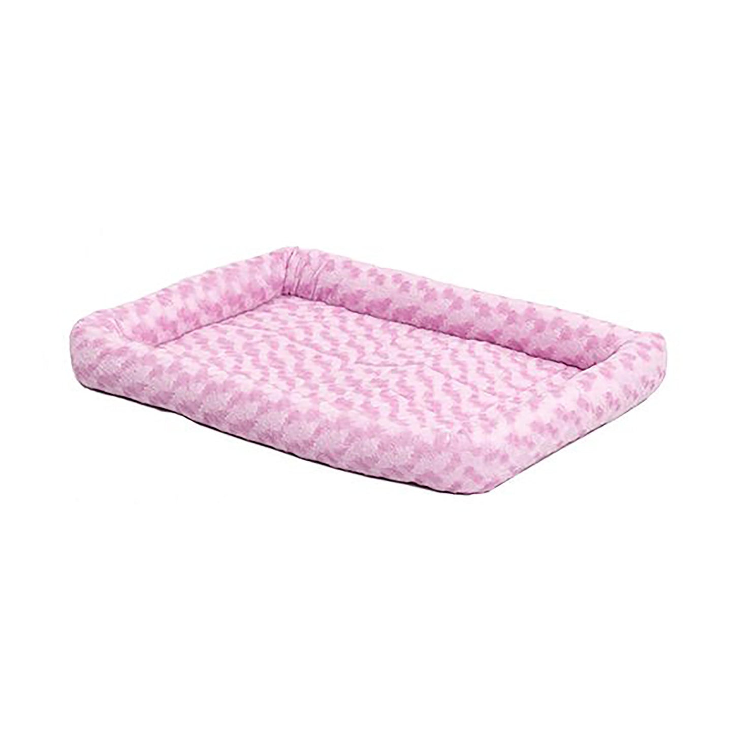 MidWest Homes for Pets QuietTime Bolster Dog Bed Pink 12In X 18 in 027773008279