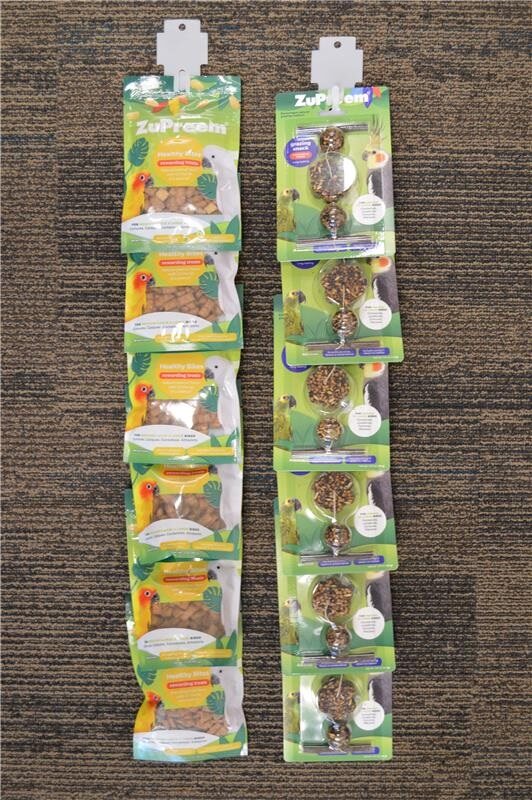 ZuPreem Healthy Bites and Grazing Snack Bird Treats Clip Strip 12Pc 762177000466