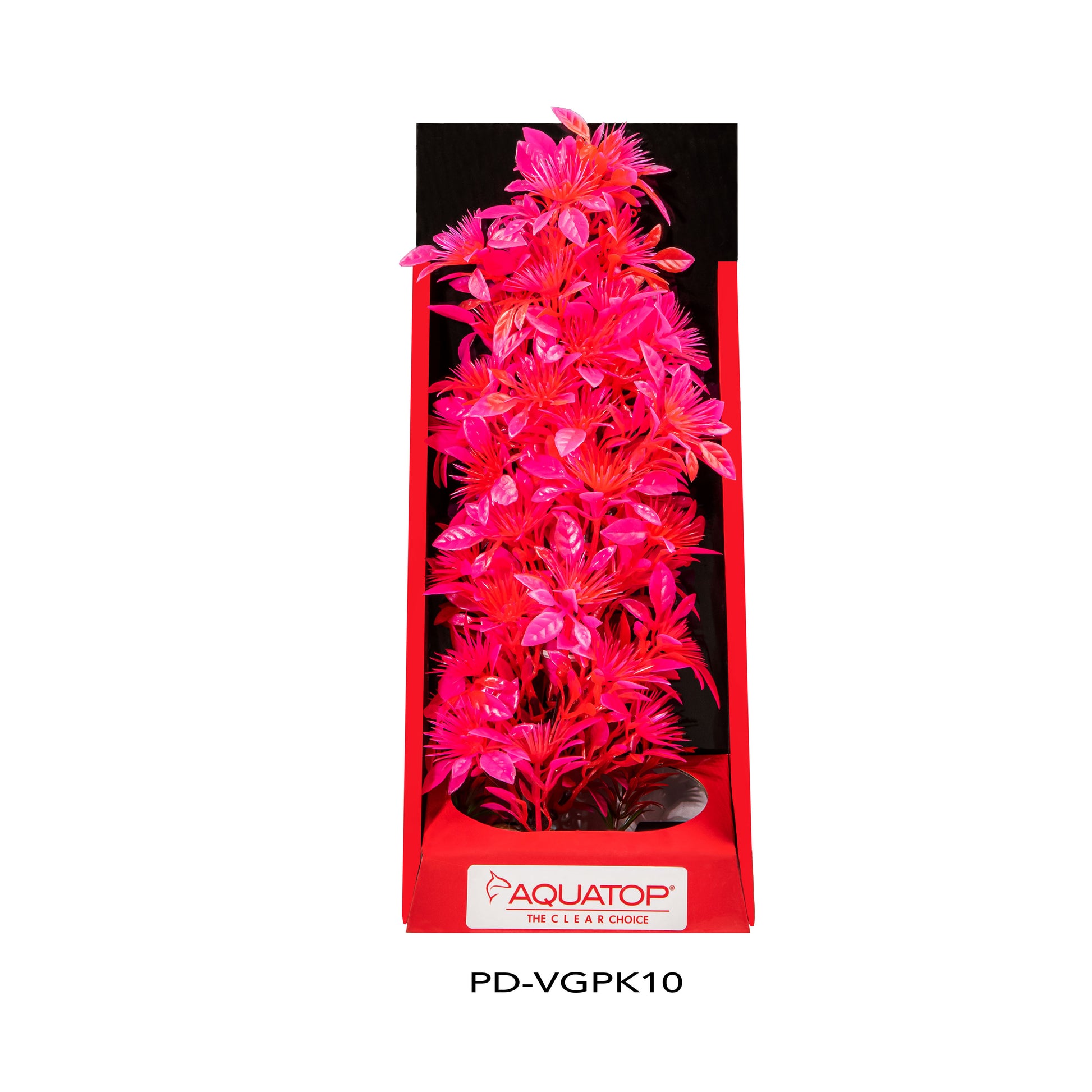 Aquatop Vibrant Garden Plant Pink 10 in 810074880312