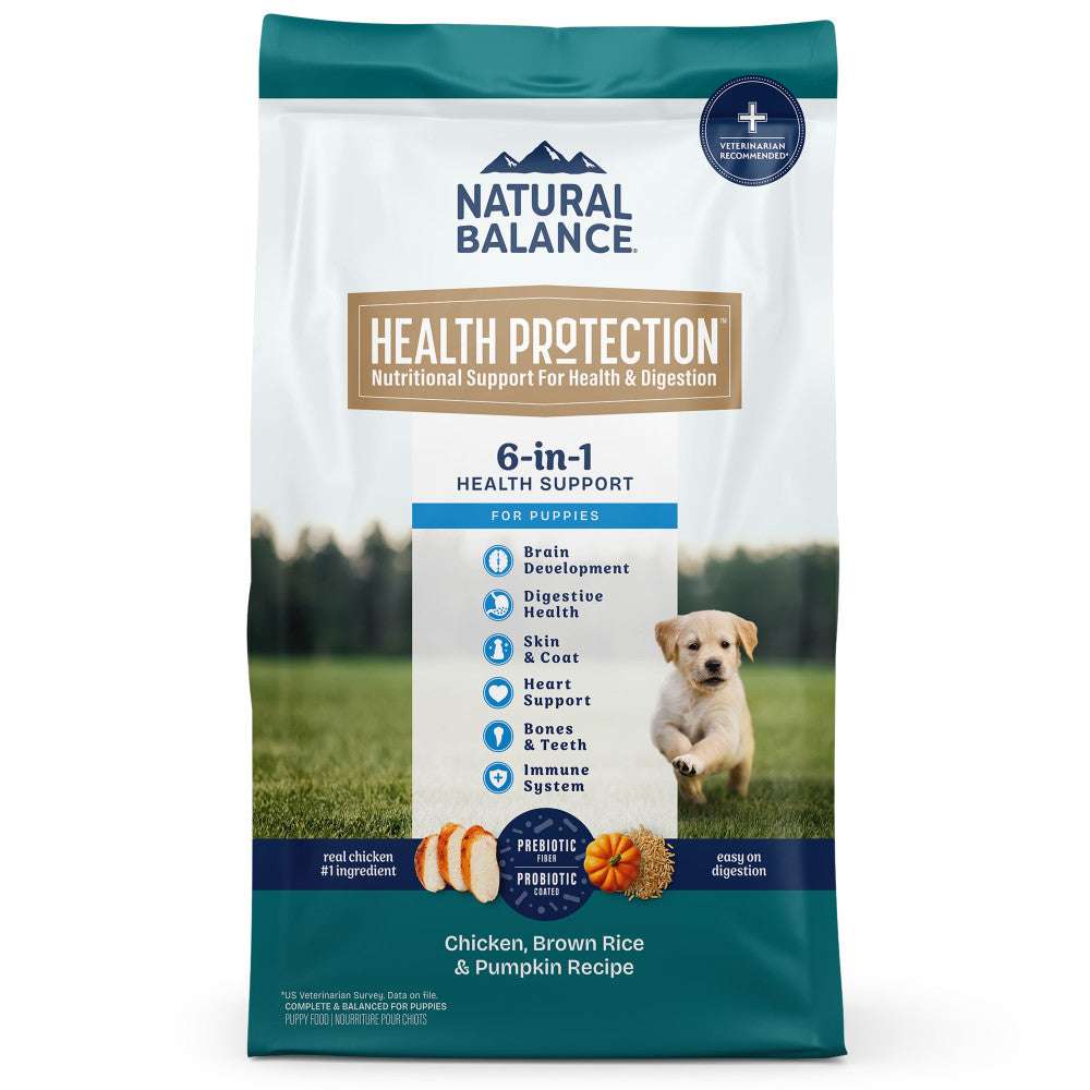 Natural Balance Pet Foods Health Protection Puppy Dry Dog Food Chicken, Rice & Pumpkin 12 lb 723633006705