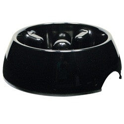 Hagen Dogit Go Slow Anti - gulping Bowl Black Large 73732 - Dog