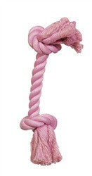 Hagen Dogit Pink Cotton Rope Bone Small 72365{L+7R} 022517723654