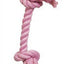 Hagen Dogit Pink Cotton Rope Bone Small 72365{L + 7R} - Dog