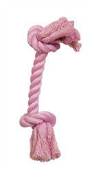 Hagen Dogit Pink Cotton Rope Bone Small 72365{L + 7R} - Dog
