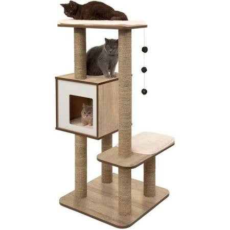 Hagen Vesper Cat Furniture High Base Oak 52063 022517520635