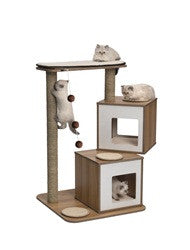 Hagen Vesper Cat Furniture V - double Walnut 52048