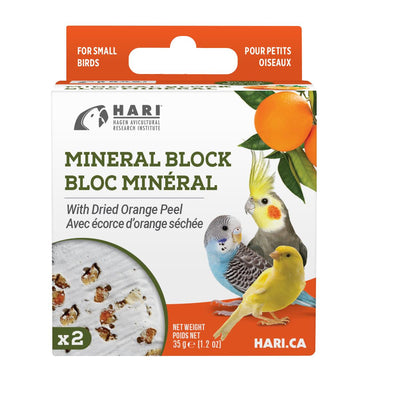 Hari Mineral Block with Dried Orange Peel 2 pack