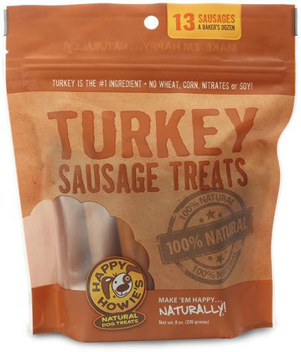 Happy Howie’s Turkey Sausage Baker’s Dozen 13/4’ {L + 1xR} 494067 - Dog