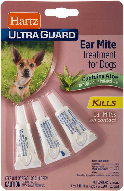 Hartz Ultra Guard Earmite Treatment Dogs .18 oz {L+1} 327455 032700981655
