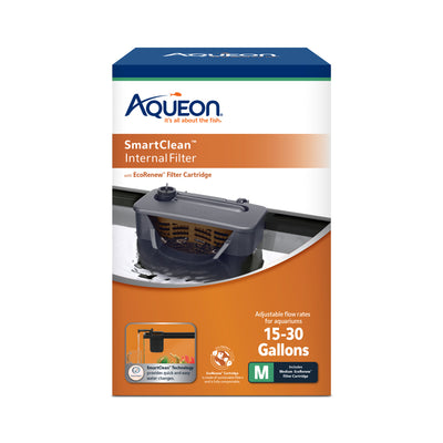 Aqueon QuietFlow Internal Filter with SmartClean Technology Medium 015905002493