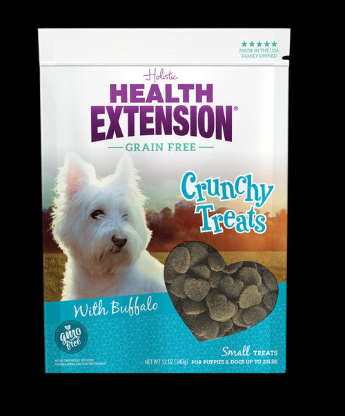 Health Extension Crunchy Buffalo Treat - Small 12oz {L + 1} 587246 Dog