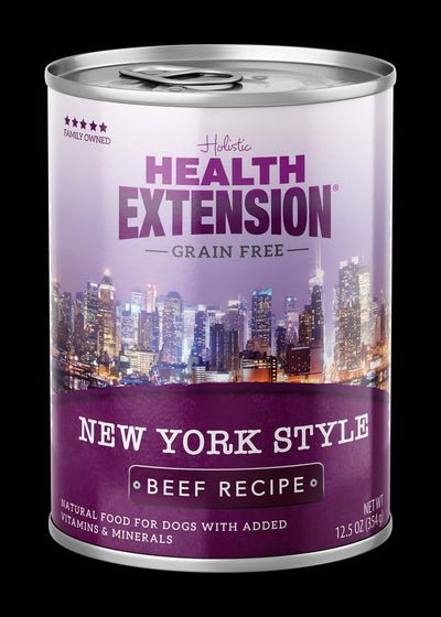 Health Extension Grain Free New York Style Beef Recipe 12/12.5oz {L-1}587220 858755000192