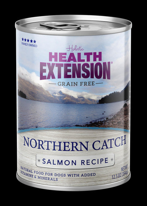 Health Extension Grain Free Northern Catch Salmon Recipe 12/12.5oz {L - 1}587221 - Dog