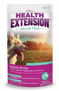 Health Extension Grain Free Salmon Recipe Dry Dog Food-10-lb-{L+1} 784672107716