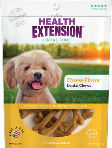 Health Extension Small Cheese Dental Chews 14pk {L+1}587239 784672108256