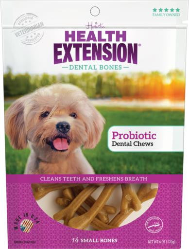 Health Extension Small Probiotic Dental Chews 14pk {L+1}587238 784672108249