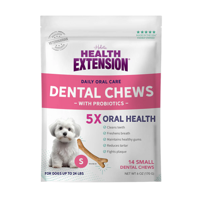 Health Extension Small Probiotic Dental Chews 14pk {L+1}587238