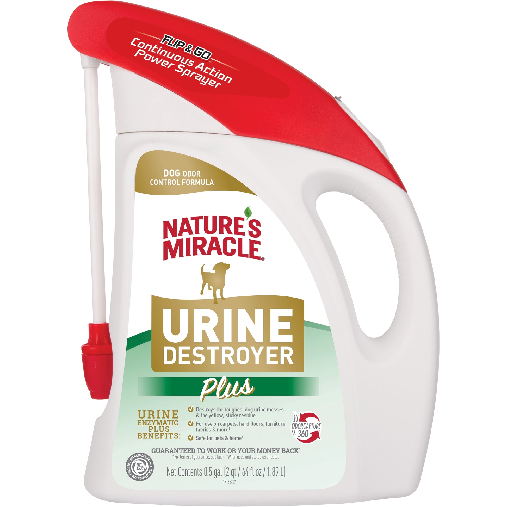 Nature's Miracle Dog Urine Destroyer Plus AccuShot 64 oz 018065985187