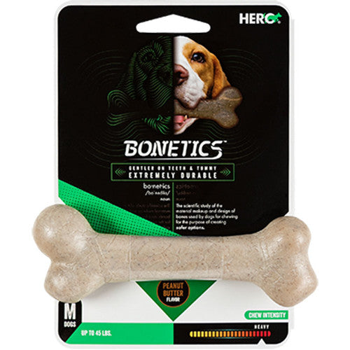 Hero Dog Bonetics Femur Bone Peanut Butter Medium