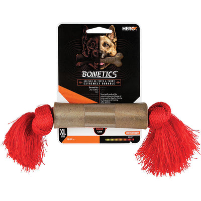 Hero Dog Bonetics Tassel Bone Bacon Xlarge 711085643203