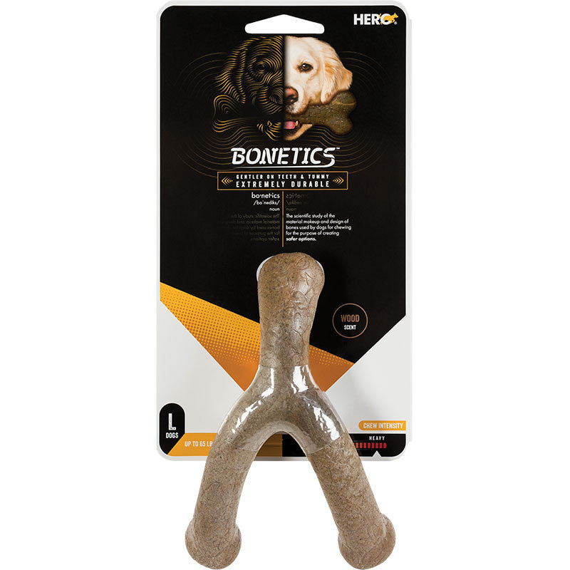 Hero Dog Bonetics Wishbone Wood Large 711085643197