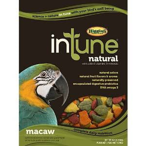 Higgins ntune Complete And Balanced Diet For Macaw 18lb {L-1}466257 046706302574