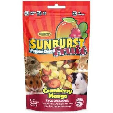 Higgins Sunburst Freeze Dried Fruit Cranberry Mango For Small Animals .5z C=8 {L+1} 466189 046706323203