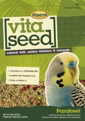 Higgins Vita Seed Parakeet 5lb {L-1}466157 {RR} 046706210213