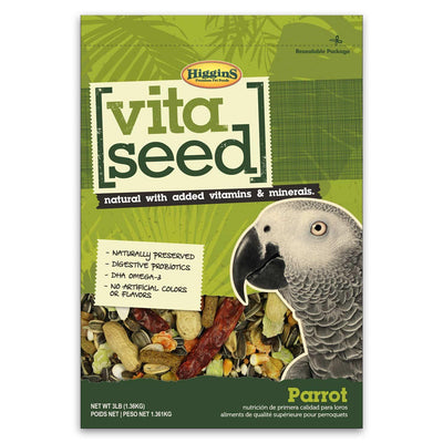 Higgins Vita Seed Parrot 25lb {L-1}466145 046706210046