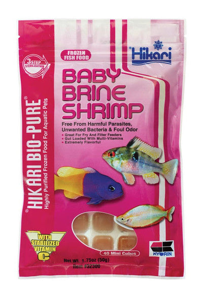 Hikari Baby Brine Shrimp Frozen Fish Food 1.75 oz SD - 5 - Aquarium