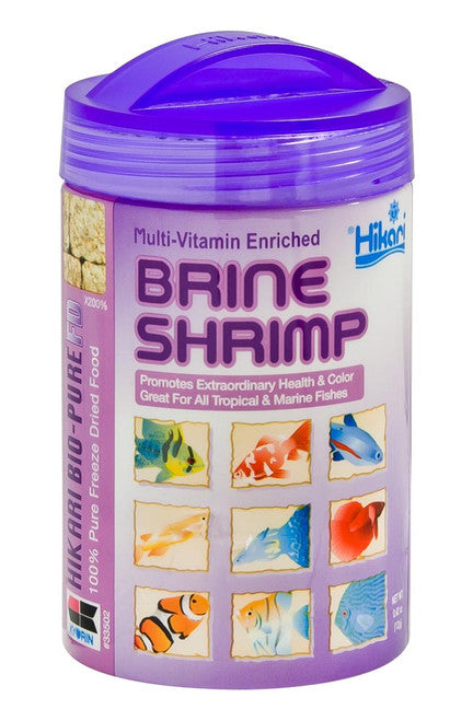 Hikari Bio - Pure Freeze Dried Brine Shrimp Fish Food 0.42 oz - Aquarium