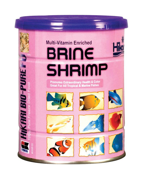 Hikari Bio - Pure Freeze Dried Brine Shrimp Fish Food 1.76 oz - Aquarium
