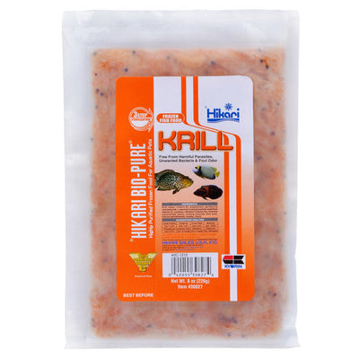 Hikari Bio - Pure Frozen Krill Fish Food 8 oz SD - 5 - Aquarium