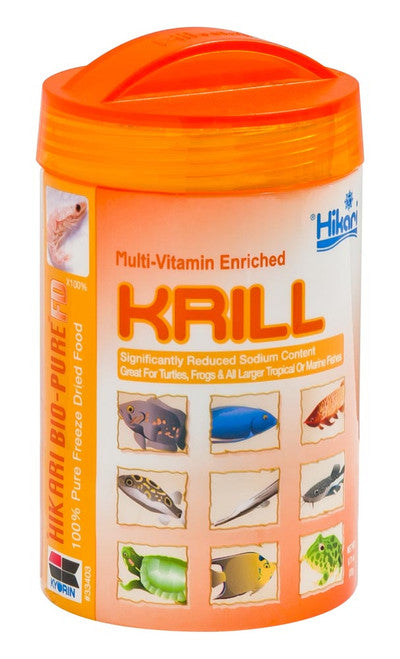 Hikari Bio - Pure Krill Freeze Dried Fish Food 0.71 oz - Aquarium