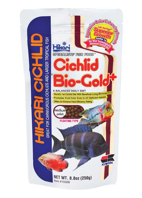 Hikari Cichlid BioGold + Pellet Fish Food 2.2lb MD - Aquarium