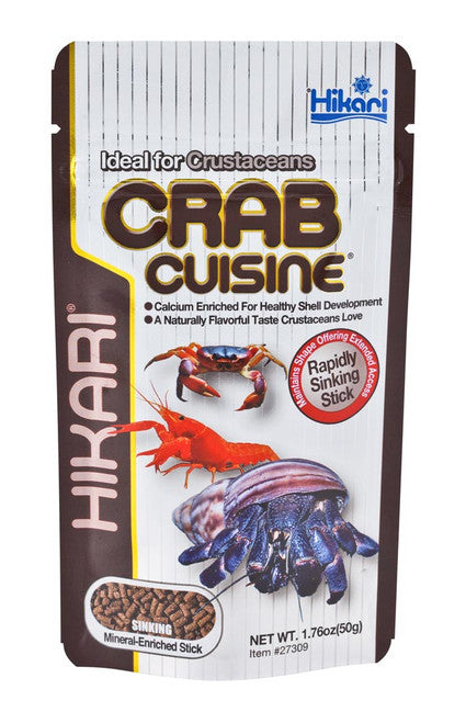 Hikari Crab Cuisine Sinking Hard Stick 1.76 oz - Reptile