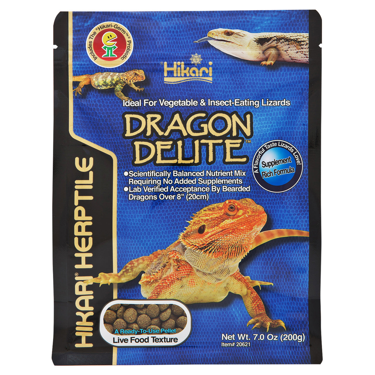 Hikari Herptile Dragon Delite? Dry Reptile Food 7 oz